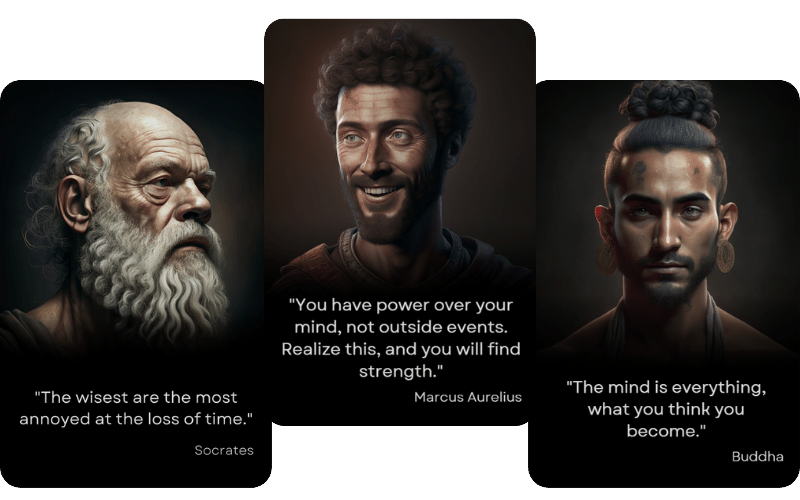Philosopher Cards Example